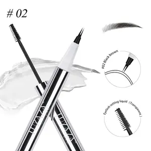 Luxaza 2-in-1 Micro Brow Pen /Brow Gels – Natural Hair Stroke Eyebrow Pencil-Create Natural Brows  #SummerVibes #Summervibes hot1