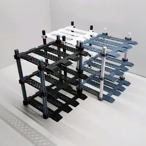 (3PK) Die-cast 6 Car Storage Lift Display Organizer Racks for Easy Accessible Car Storage Solutions