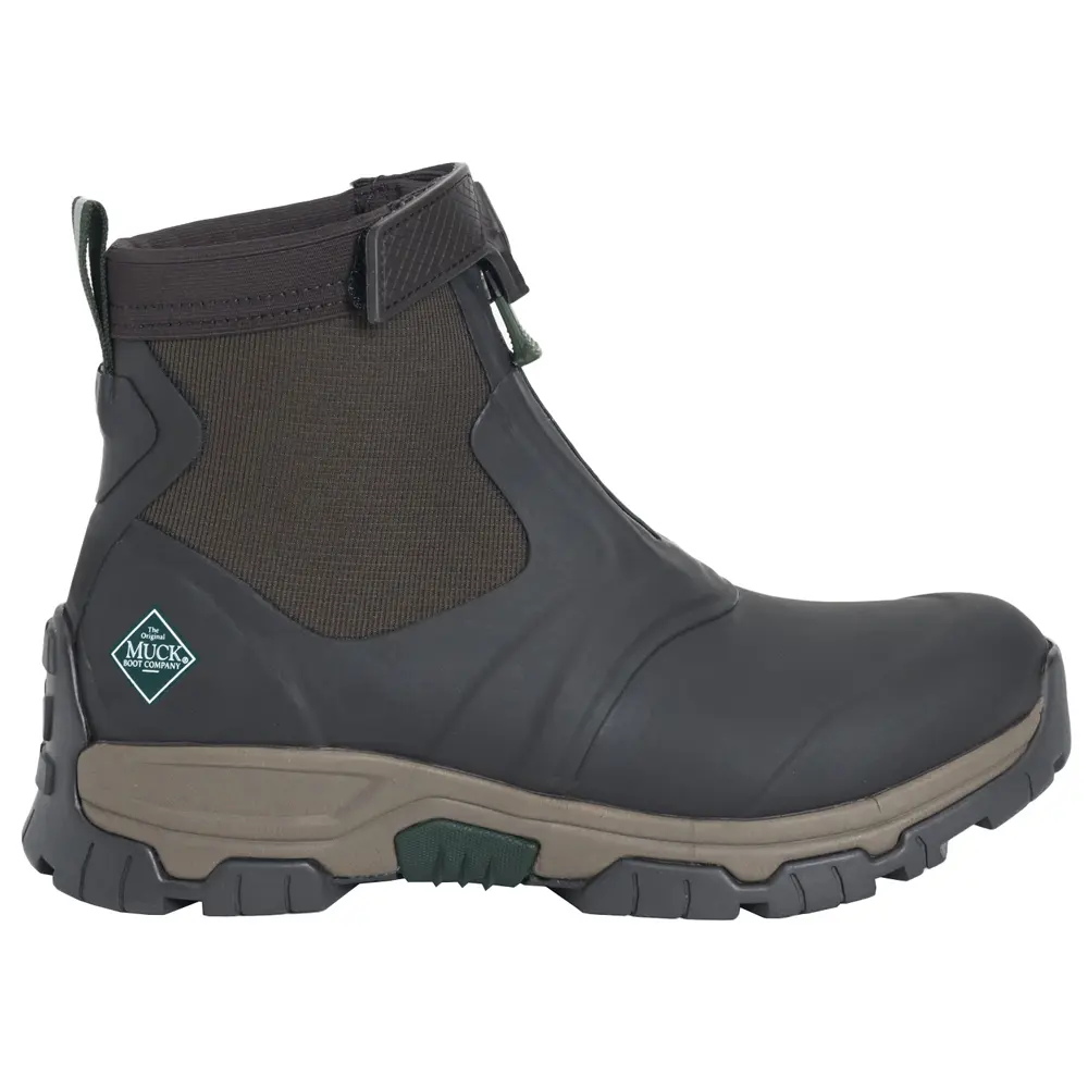 Muck Boot Mens Apex Pull On Rain Casual Boots Ankle - Brown, Grey
