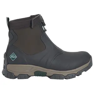 Muck Boot Mens Apex Round Toe Rain Casual Boots Ankle - Brown, Grey