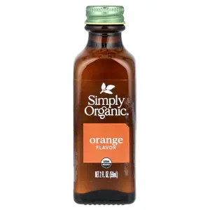 Simply Organic Orange Flavor, 2 fl oz (59 ml)