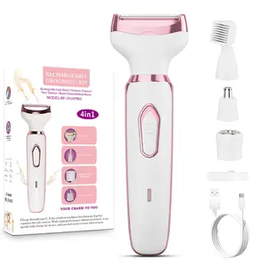 Electric Shaver for Women Best Electric Razor for Womens Bikini Legs Underarm Public Hairs Rechargeable Trimmer with Detachable Head Cordless Wet Dry Use Precise Safe Christmas Gift New Year Gift Shaving Waterproof