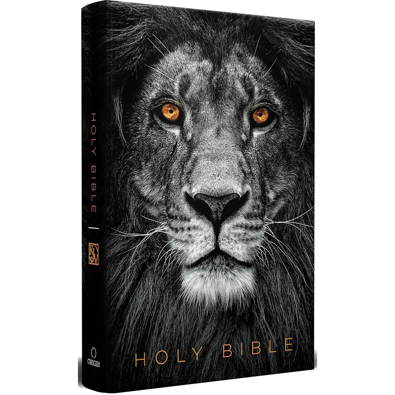 KJV Holy Bible, Large Print, Handy Size format, Hardcover, Lion of Judah, Ribbon Marker, and Red Letter (KJV Medium Size Large Print Editions)