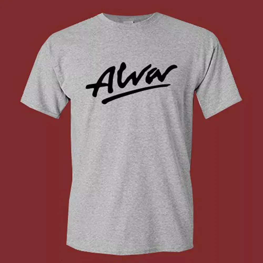 Alva Skate Men's Grey T-Shirt Cotton Menswear Streetwear Tshirt