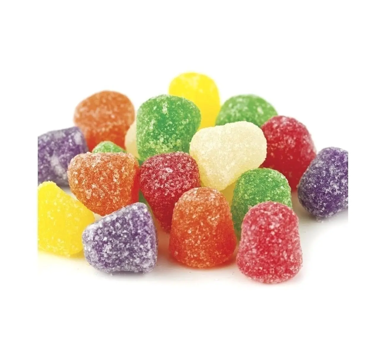 YANKEETRADERS Old Fashioned Spice Gumdrops Candy Mix, 6 Flavors, 2 Pound Bulk Bag