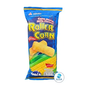 Roller Corn Extra Corn Snack, Milk Flavor (2.29 oz) ข้าวโพดอบกรอบ รสนม ตราโรลเลอร์คอร์นเอ็กตรา