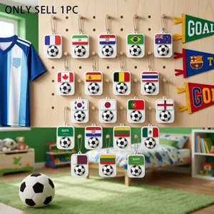 Football Flag Clicker, Stress Relief Football Spinner, Stress Relief Fidgets, Fan Party Gift, Soccer Match Souvenir, Patriotic Sports Supporter Gift, Creative Memorial Gift