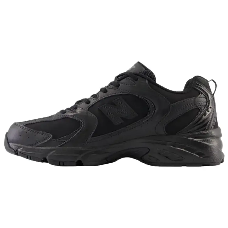 NEW BALANCE 530 Men's Classic Retro Sneakers, Black Mesh and Synthetic Upper with ABZORB Cushioning for Running & Training