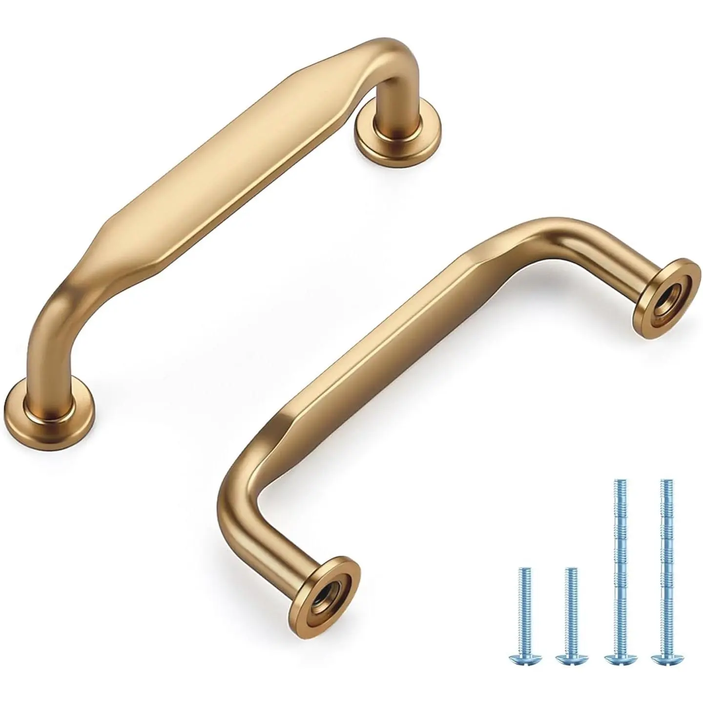 HOME EDIT 5 Pack 3 Inch Champagne Bronze Cabinet Handles Solid Zinc Alloy Pulls for Kitchen, Bathroom, Dresser & Closet Cabinets Hardware