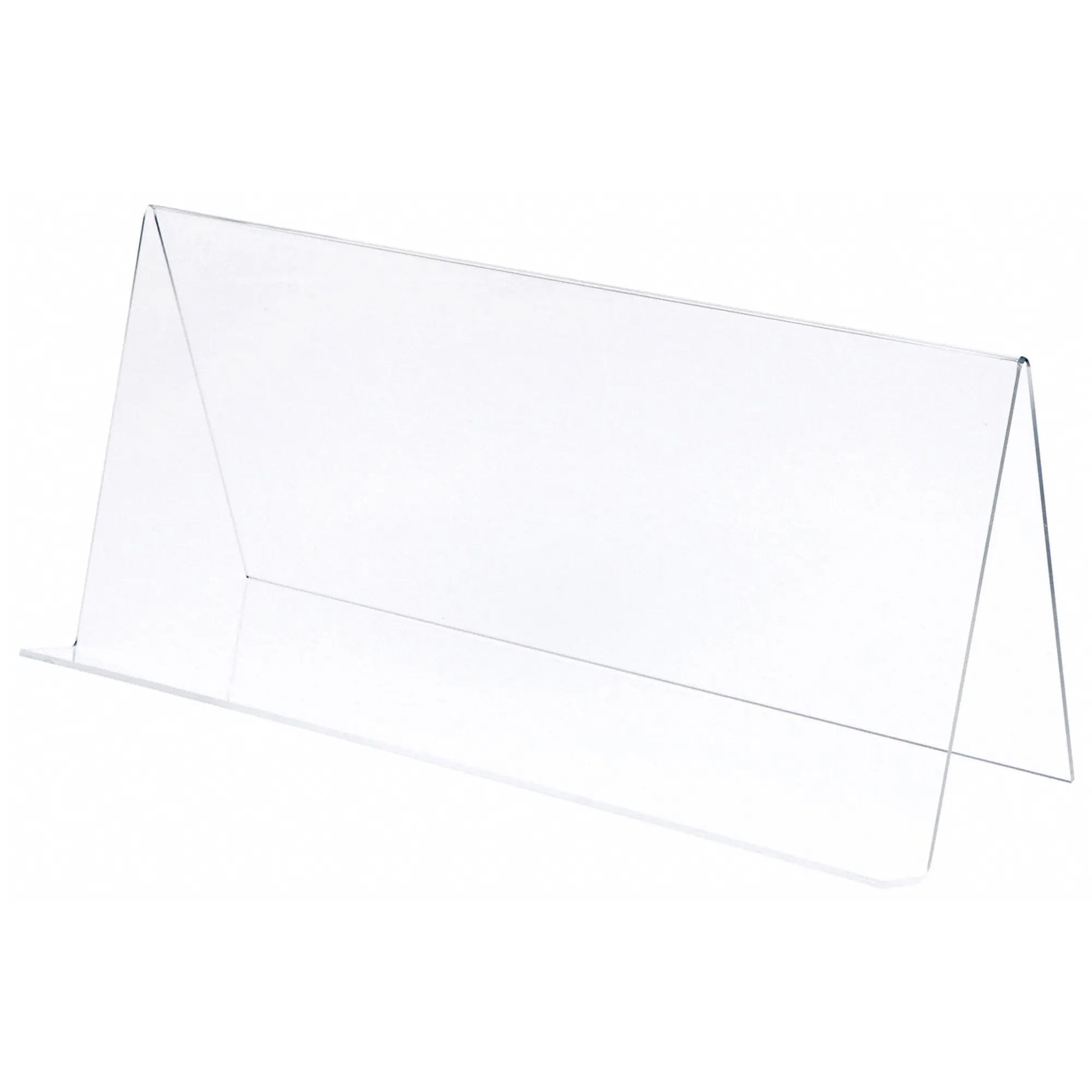 Plymor Clear Acrylic Book Display Easel with 1.875" Flat Ledge