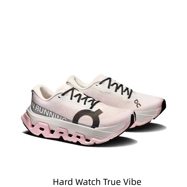 Brand New Sealed Unisex Soft Light Pink Breathable Mesh Running Shoes, with Original Shoe Box, Two-tone White Pink Hollow Shock-absorbing Midsole Black Laces Lightweight Road Jogging Daily Fitness Athletic Sneakers