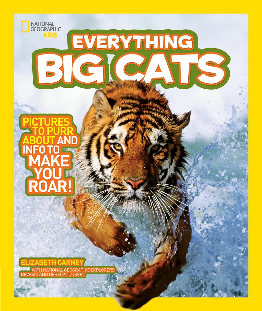 USED Book - National Geographic Kids Everything Big Cats by Carney, Elizabeth (Library Binding) - english