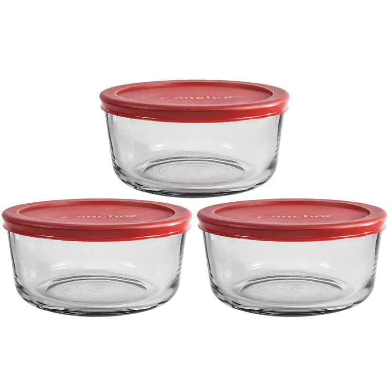 Anchor Hocking 6884720 Clear Food Storage Container Set