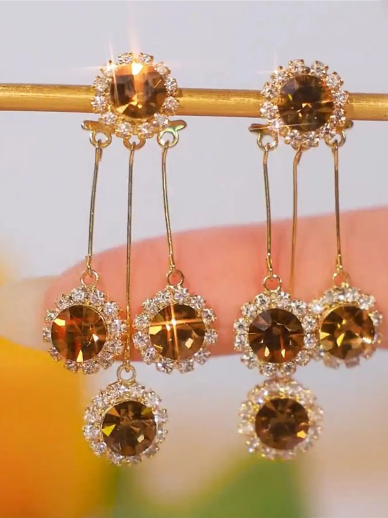 A Pair of Luxurious Tassel Earrings, An Essential Gift for Christmas and Thanksgiving, Suitable for Wearing To Banquets and Weddings