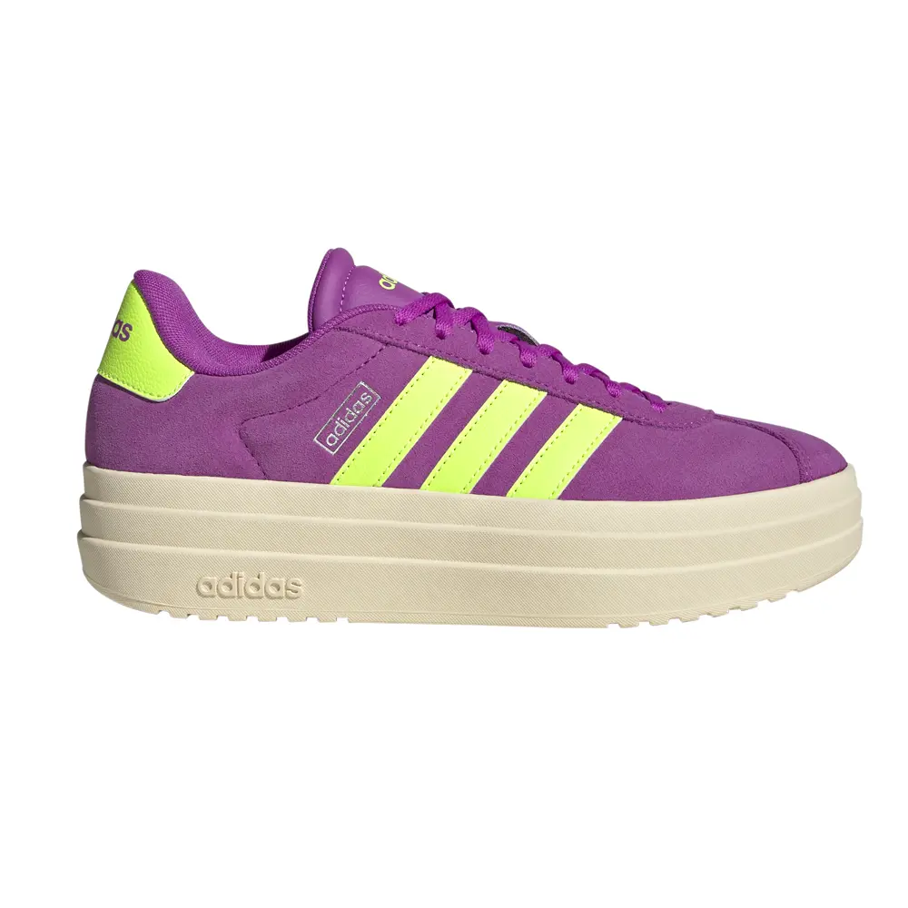 adidas Womens Vl Court Bold Sneakers Shoes Casual - Purple