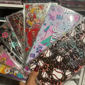 16oz UVDTF Cup Wrap Grab Bundle - Ready to Apply DIY Customization for 16oz Cups with UV DTF Technology for Precise Finish