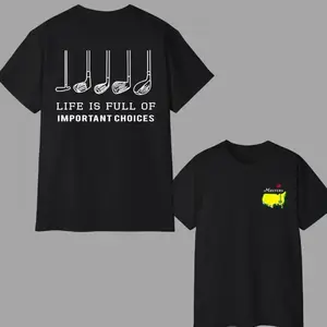 The Masters Golf T-Shirt – New Version Master Golfing Graphic Tee for Men, Casual Short Sleeve Cotton Shirt, Sporty Golf Apparel, Perfect Gift for Him, Birthday or Holiday Present, Trendy Menswear Top for Golf Lovers, Comfortable Everyday Tee