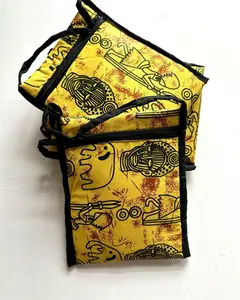 Unisex Fabric Crossbody Bag