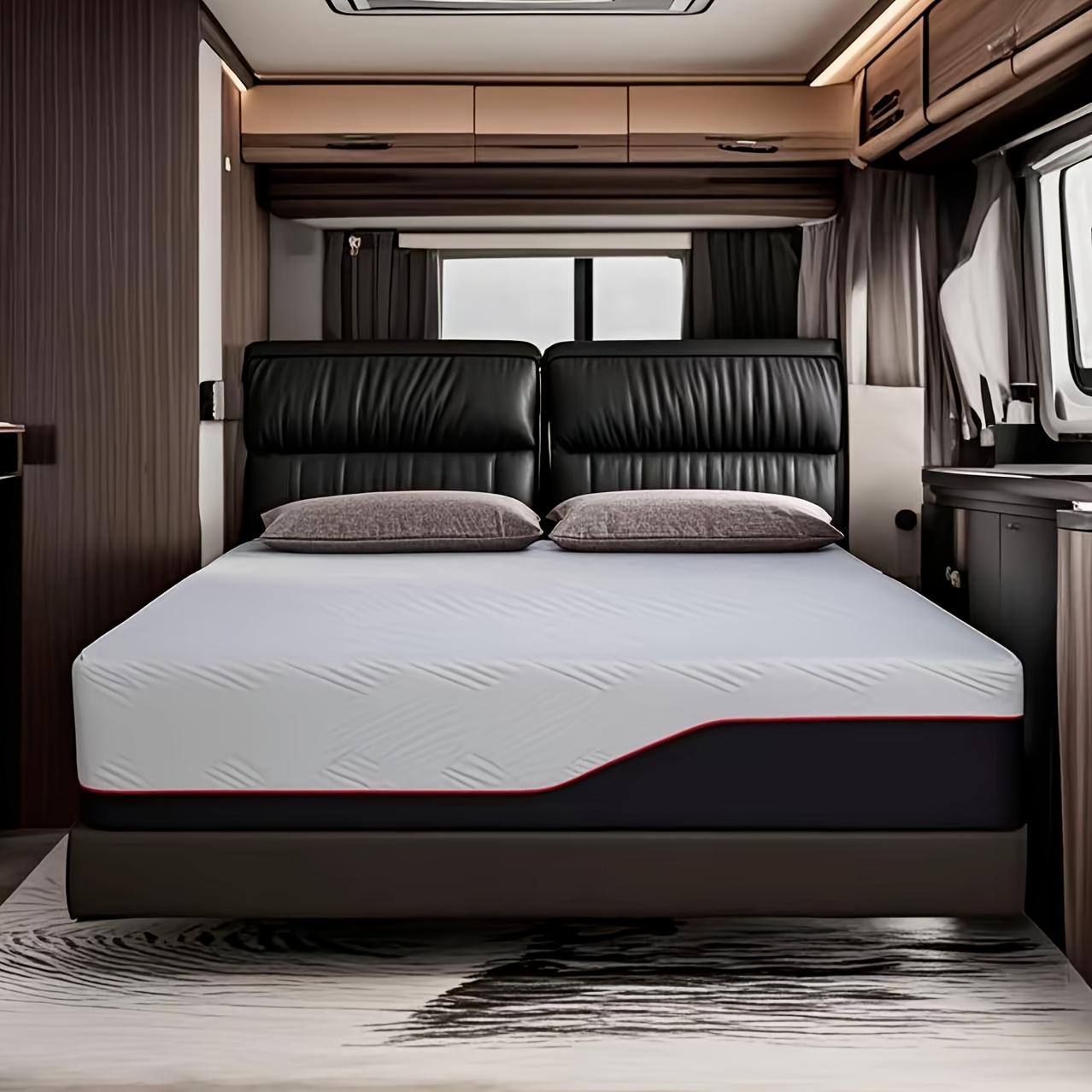 Full Queen King Size Mattress 14 Inch - Cooling Gel Memory Foam, Medium Firm Pressure Relief, Hypoallergenic, Plush Feel, Polyester Cover, Ideal for Bedroom, Guest Room, Dorm Essentials | Modern Bedroom Decor | Durable Mattre