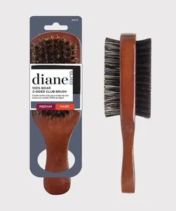 Diane Premium 100% Boar Bristle 2-Sided Club Brush