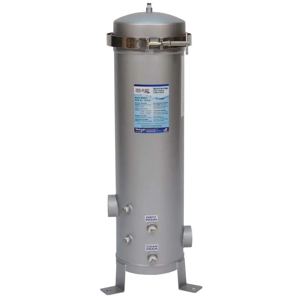 Neo-Pure BCM5X1 Stainless Steel Multi-Cartridge Filtration Hub