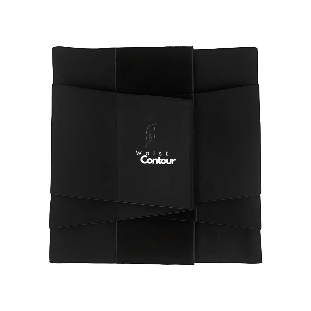 Waist Contour Premium Waist Trainer Hourglass Shaping Belt for Women Black Comfortable Fit Effective Shaping Versatile Design