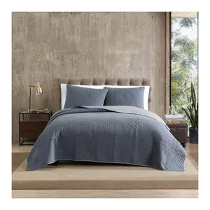 Eddie Bauer Hidden Lake Blue King Quilt Sham Set