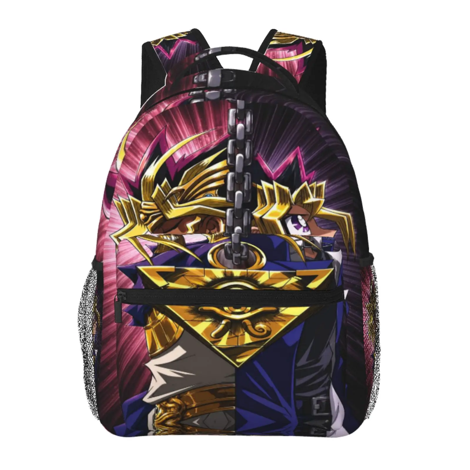 Yu-Gi-Oh! Graphic Laptop Backpack Yu-Gi-Oh Duel Monsters Anime Fan Merch Shoulder Bag for Work Camping Travel for family and friends commemorative gift
