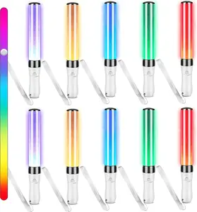 1 count 15 Color Glow Sticks K-pop Concert LED Lightstick  2 Modes Multicolor Idol Concert Flashing Lightsticks -hop  Glow in The Dark Party Favor