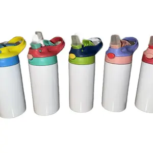 Kids Flip Top 12oz Custom Cups - Colorful Drinkware Bottles for Children's Use