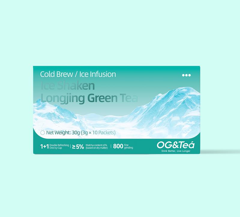 Cold-brewed Iced Longjing Tea - Summer Green Tea, 1 Carton 30g (3g×10packs) Cold-brewed Iced Longjing Tea - Summer Green Tea, 1 Carton 30g (3g×10packs)