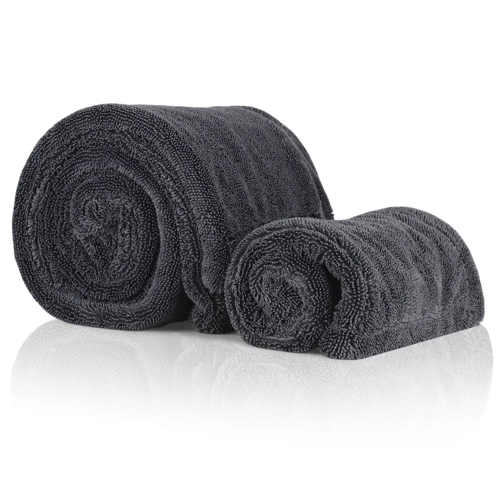NowWash 1300 GSM Microfiber Drying Towel for Car, Ultra-Absorbent 2 Pack for Streak-Free Quick Drying Durable Performance Machine Washable for Cars Trucks Household Use, Car Detailing Tools, Car Wash Accessories