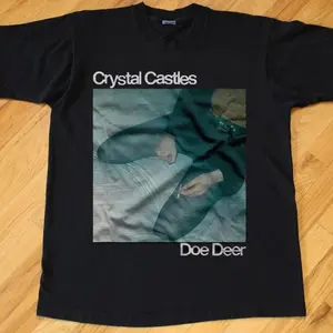 Crystal Castles Unisex T-Shirt - Doe Deer Song Tee - Music Band Graphic Shirt