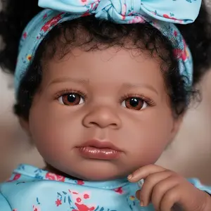 Handmade Vinyl Reborn Doll, Soft Touch, 20 Inch Lifelike Cloth Body, Cute Craftsmanship, Ideal Christmas Gift/birthday Present