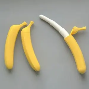 3D Printed Banana Shape Extendable Sword, Portable Stress Relief Fun Creative Fruit Toy, Safe Eco-Friendly, Home Office Decor, Gift for Boys Girls, Use Anywhere