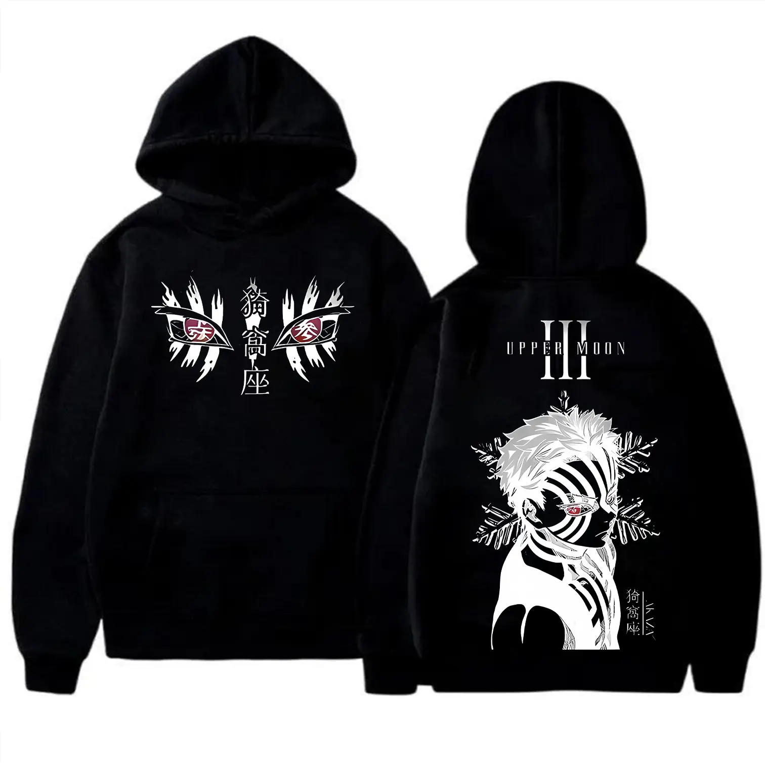 hooded sweatshirt-black