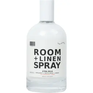Room + Linen  | Xtra Milk |  Fabric & Linen  | , Essential Oil Infused | Freshens , Bedding, Couch, Closet & Bath | 3.5 fl oz
