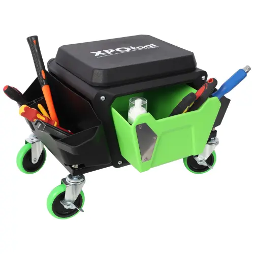 Heavy Duty Mechanic Stool Green