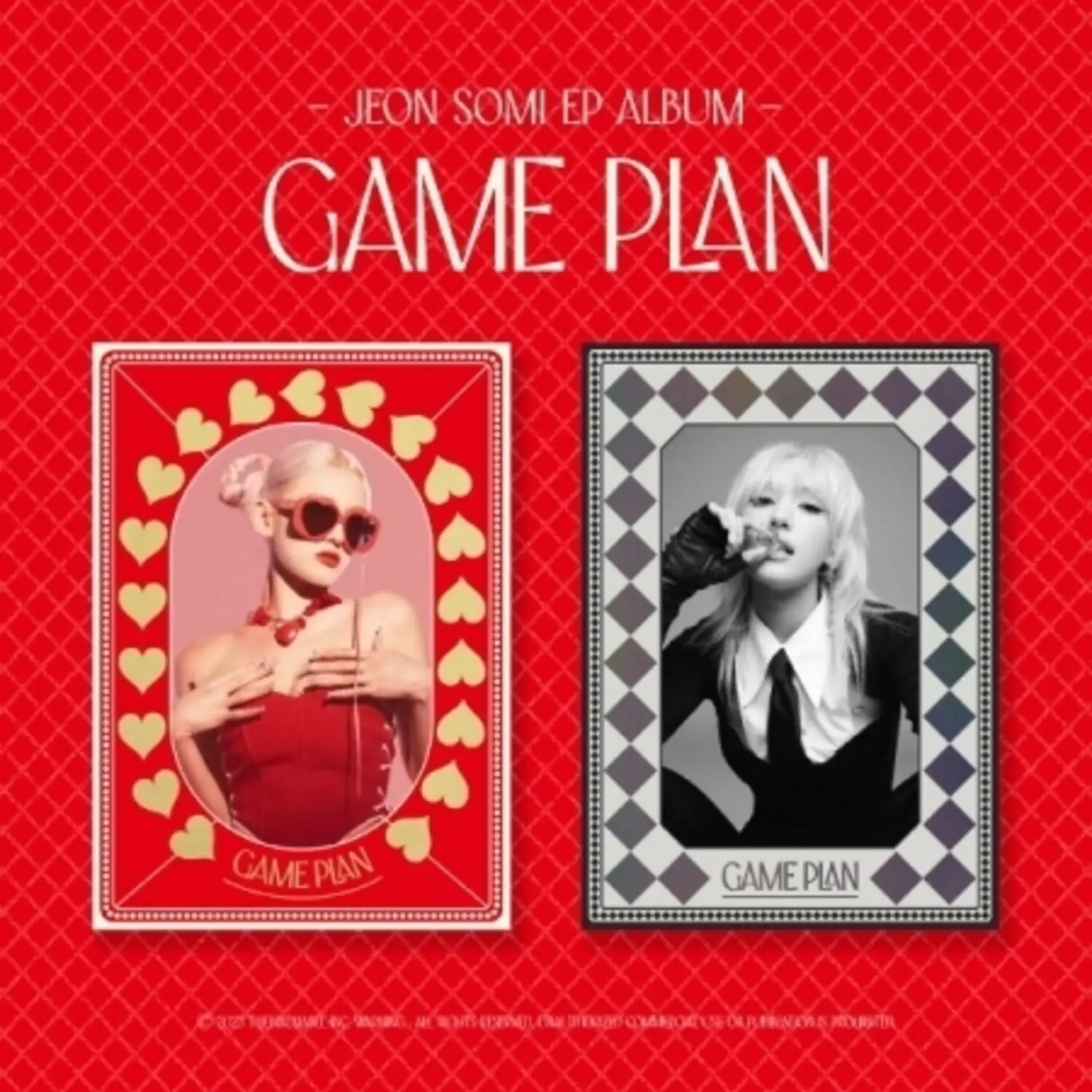 Jeon Somi - Game Plan - Photobook Version Concept Compact Disc (CD) - Asian Import with Photobook, Envelope, Zigsaw Puzzle, Paper Choker Chip, Hologram Sticker, Character Card, Selfie Photocard, Poster