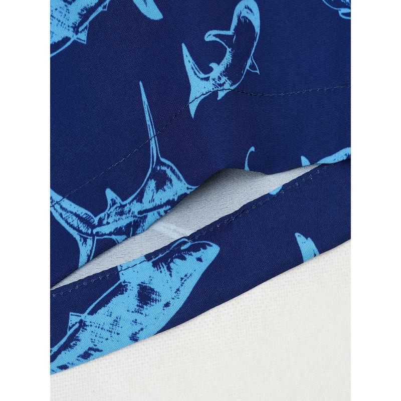 3 Pieces Pack Men's Swim Trunks with Compression Liner Beach Swim Shorts