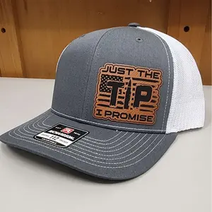 Just The TIP I Promise Leather Patch Hat Richardson 112 & Yupoong Snapback Trucker Cap
