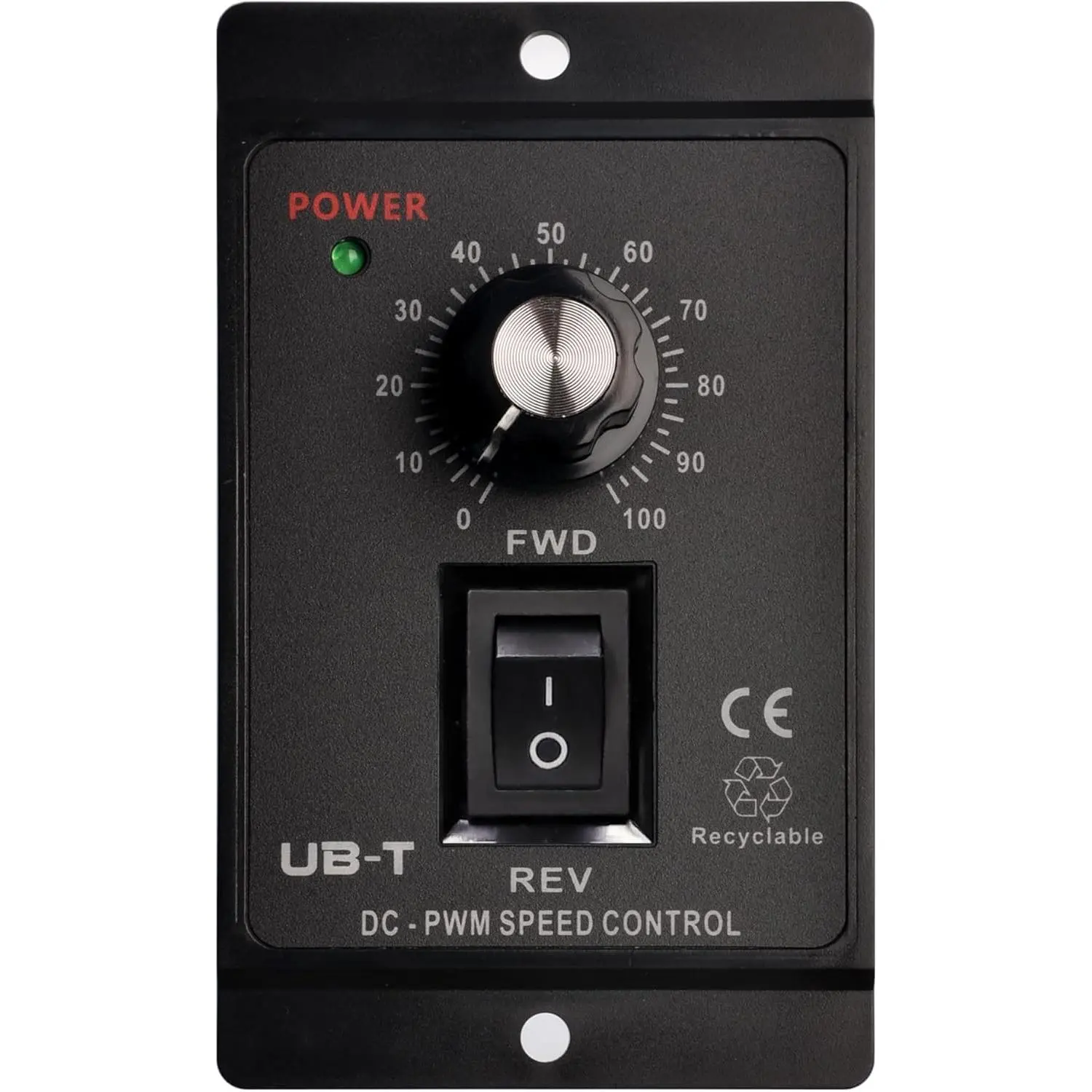 Digital PWM DC Motor Speed Controller - 12-60V 20A Adjustable Regulator with 0%-100% Power Range, Forward/Reverse Function, Customizable Settings for Smart Home Controls, Power Supply Compatible, Dc 12-60V