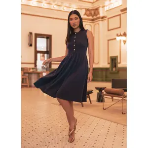 Carrie Dress - Navy