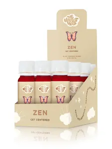 ZEN - Strawberry Basil Stress Relief, Uplifting & Refreshing Energy Wellness Vitamins Supplement Health Shots