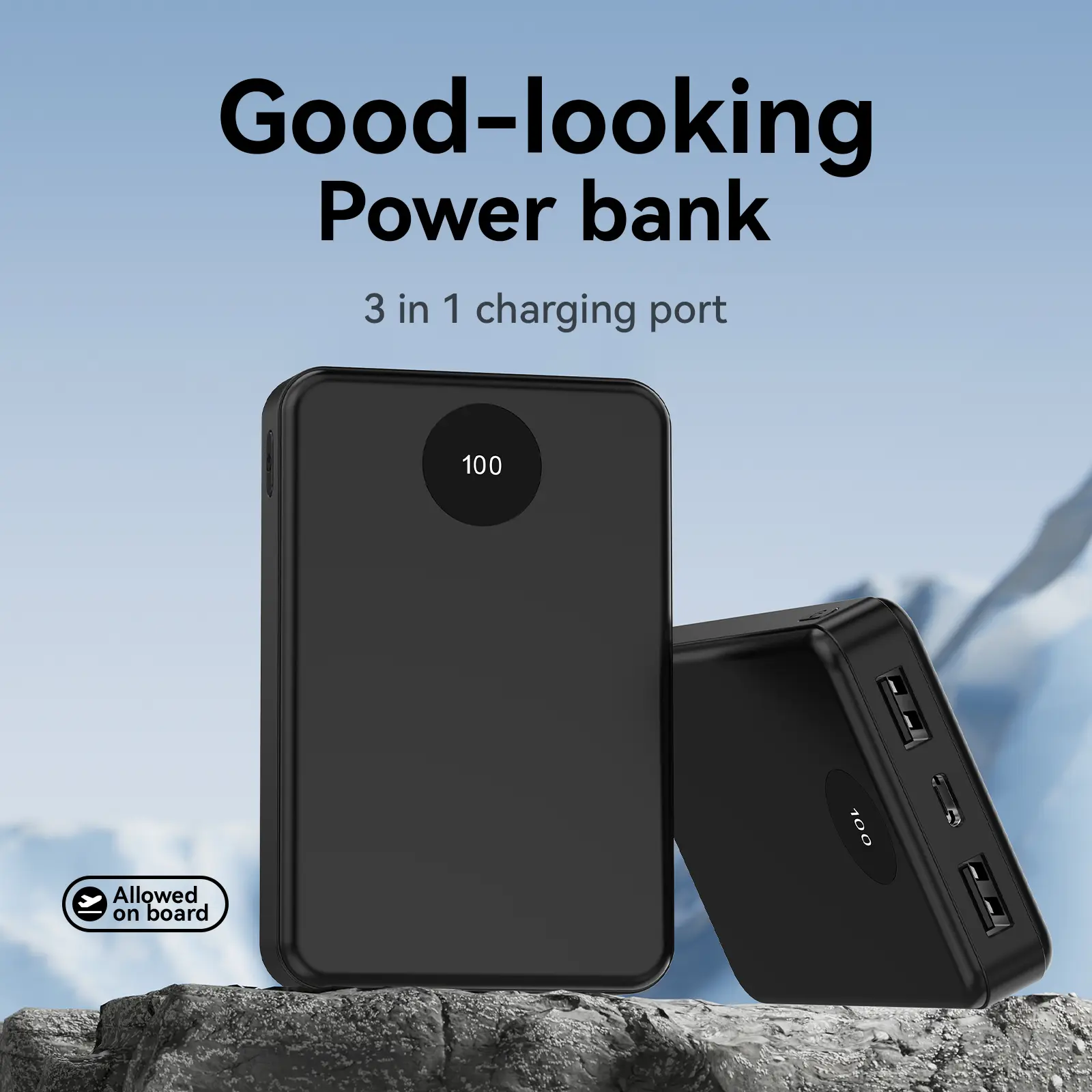 K12 10000mAh Power Bank for Phones – Compact & Travel Ready