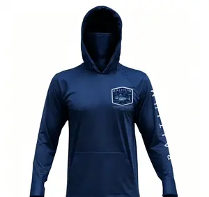 Men's UPF 50+sun and UV protection fishing hooded sweatshirt, quick drying breathable long sleeved hooded face mask, and fish pattern printed outdoor fishing lure tiktokshopspringglowup pro shirt outdoorfun