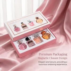 Sweet Gourmand Perfume for Women, 4x30ml Vanilla Marshmallow Eau De Parfum, Long Lasting Fragrance with Musk & Amber, Affordable Scent, Elegant Floral Fragrance