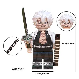 Demon Slayer Blade WM61167 WM6137 WM6168 WM6162 Assemble Building Block Model Building Blocks Minifigures