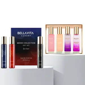 BellaVita Luxury Women’s Perfume Gift Bundle | 2 Premium Sets with 7 Eau De Parfum Minis | Long-Lasting Fragrances with Pheromone-Inspired Scents | Senorita, Rose, Date, Glam, Alpha, Fantasy & Magnetic | Portable Perfume Kits