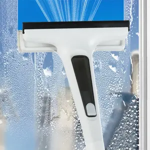 Three-In-One Window Cleaning Tool, Spray, Scrub, Wipe Glass Cleaner, Ideal for Mirrors, Tiles, Windows, No Ladder Needed, Easy High-Place Cleaning